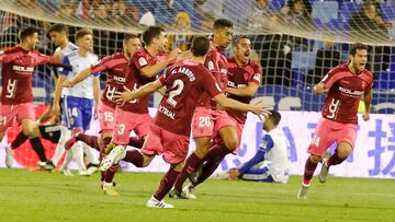 16/11/19 PARTIDO SEGUNDA DIVISION
REAL ZARAGOZA - ALBACETE BALOMPIE
PRIMER GOL EDDY SILVESTRE 0-1 ALEGRIA