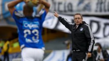 El técnico argentino confía en enderezar el camino con los cinco partidos que tendrá Millonarios como local.