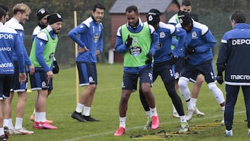 Entrenamiento Deportivo de La Coru&ntilde;a. Diego Rolan, Miku