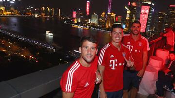 James ya llegó a poner ritmo en Bayern: cantó 'Despacito'