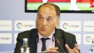 Javier Tebas, presidente de LaLiga, se refirió a la utilización del Periscope por parte de los jugadores.