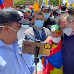 Paro Nacional: Por qué ha salido a protestar Gustavo Petro y qué reacciones ha provocado