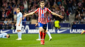 Sorloth celebra su gol al Celta.