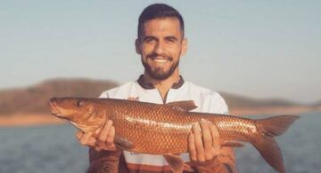 La pesca es una de las grandes aficiones de Dani Ramírez.