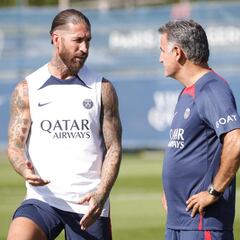 Galtier: “Ramos está bien y no se ha perdido ni un entrenamiento”