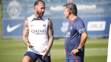 Galtier: “Ramos está bien y no se ha perdido ni un entrenamiento”