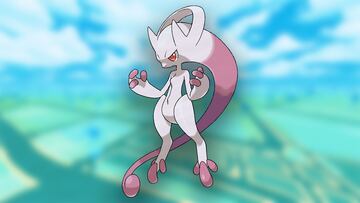 Tras su transformación, Mewtwo pierde la cola, pero adquiere un apéndice que se sitúa en su cabeza. Se vuelve más pequeño y sus dedos de las manos y los pies cambian de color blanco a morado. Sus orejas se vuelven más puntiagudas y sus ojos se vuelven rojos.