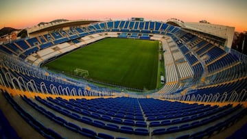 La Rosaleda, estadio del M&aacute;laga