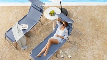 Tumbona plegable de playa