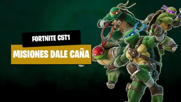 fortnite evento cowabunga tortugas ninja misiones festival dale ca?a