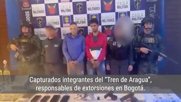 Capturan a varios miembros de la banda en operativos en la capital, incautando armas y material extorsivo.