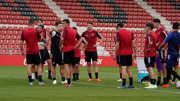 Entrenamiento del Mirand¨¦s.