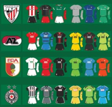 Las 131 camisetas de la Europa League 2015-16