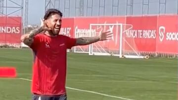 Sergio Ramos en modo madridista: sorprendente celebración del español