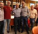 La visita de Reinaldo Rueda a la delegación de Inter de Brasil