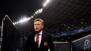 Moyes, en San Sebastián en Champions, el año pasado.