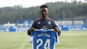 Deportivo de La Coruña. Presentación Bouldini