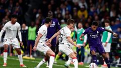 Real Madrid's Rodrygo, right, controls the ball during a Spanish La Liga soccer match between Real Madrid and Athletic Bilbao at the Santiago Bernabeu stadium in Madrid, Spain, Sunday, March 31, 2024. (AP Photo/M. Gracia Jimenez) 



associated Press / LaPresse
Only italy and Spain