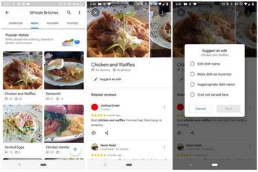 Google Maps te recomienda los mejores platos de la ciudad donde estás