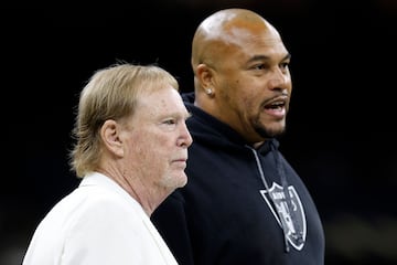 Raiders owner Mark Davis has a decision to make on his head coach.