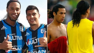 Ronaldinho y sus historias de amistad y rivalidad con chilenos