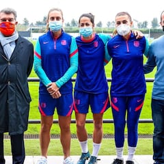 Laporta, al Barça Femenino: "Gracias por hacernos disfrutar"