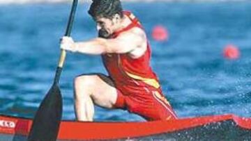 <b>EL MEJOR. </b>El gallego David Cal, durante su actuación en los Juegos Olímpicos de Atenas 2004, en los que ganó un oro y una plata.