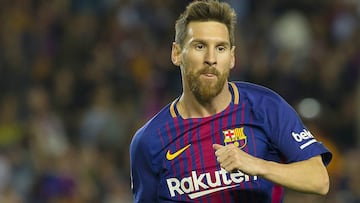 Messi, jugador del Barcelona.