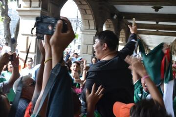 Así se vivió la derrota de la Selección Mexicana en el Zócalo de la CDMX