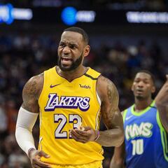 LeBron saca de quicio a Doncic y a unos Mavs en plena caída