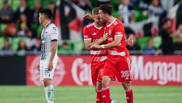 Lucas Beltran celebrates his goal 0-1 of River Plate during the game Monterrey (MEX) vs River Plate (ARG), International Friendly, at Q2 Stadium, on January 10, 2023.
<br><br>
Lucas Beltran celebra su gol 0-1 de River Plate durante el partido Monterrey (MEX) vs River Plate (ARG), Amistoso Internacional, en el Estadio Q2, el 10 de Enero de 2023.