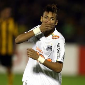 Neymar, en su etapa como jugador del Santos.