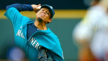 Félix Hernández de los Seattle Mariners regresa a las Mayores desde su lesión el pasado 26 de abril.