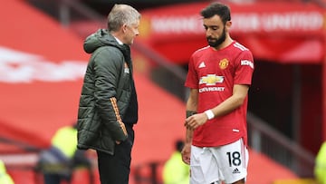 Fernandes responds to reports about Solskjaer bust-up