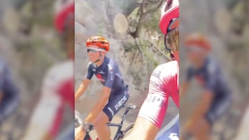 Rigoberto Urán y Richard Carapaz entrenando juntos
