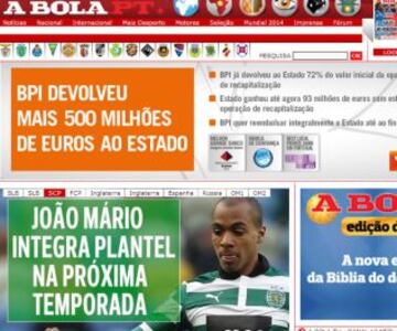 Portadas de la prensa extranjera