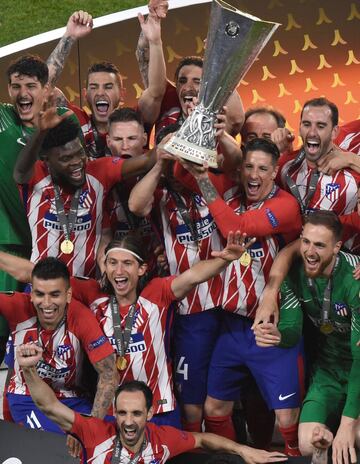 El Atlético de Madrid campeón de la Europa League por tercera vez.