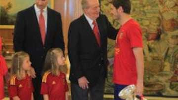Iker Casillas y el Rey