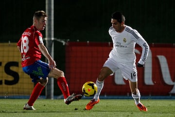 Este delantero no consiguió hueco en la primera plantilla, a pesar de su buen rendimiento en el filial. Llegó en la temporada 2008/2009 donde jugó en el Juvenil B. Después, disputó 2 temporadas con el Juvenil A, con quien ganó de forma consecutiva, entre otros, la Copa de la División de Honor Juvenil . A continuación, jugó dos temporadas en el Real Madrid C y en la temporada 2013/2014 ascendió al Castilla. En el verano de 2014 fue convocado para realizar la pretemporada con el primer equipo, de hecho, jugó un partido de la International Champions Cup contra el Inter de Milán, pero no volvió a jugar más y fue fichado por la SD Ponferradina. Después pasó por el Manchester City, el Girona, el Alavés y el Valencia, hasta que en 2021 fichó por el Cádiz.