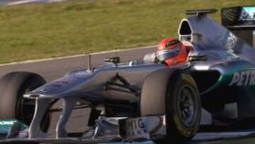 <b>REGRESO AL PASADO. </b>Michael Schumacher fue de nuevo el más rápido varios años después.