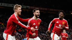 Recordó al Old Trafford de antaño: el gol salvador de Bruno Fernandes en el 92′...