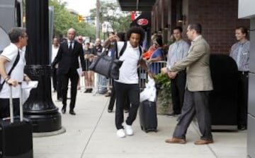 Zidane's Real Madrid arrival in Columbus Ohio