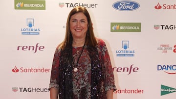 Marisol Casado posa en el photocall en la Gala de los Premios As del Deporte 2018.