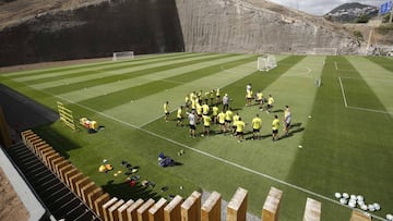 Las Palmas vuelve a entrenar.