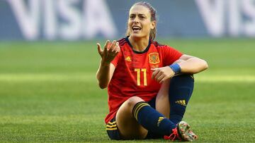 Alexia Putellas en el partido ante Estados Unidos