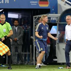 Sweden coach Andersson slams Germany for 'unsportsmanlike behaviour'