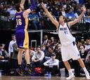 Nowitzki ganó el duelo a Gasol y los Mavericks a los Lakers