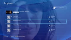 ¿Sabes cómo ver los trofeos ocultos de PS4?
