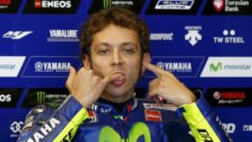 Valentino no ha arrancado bien en Silverstone.