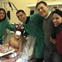 El gesto más humano de Cristiano Ronaldo con unos niños de un hospital de Turín